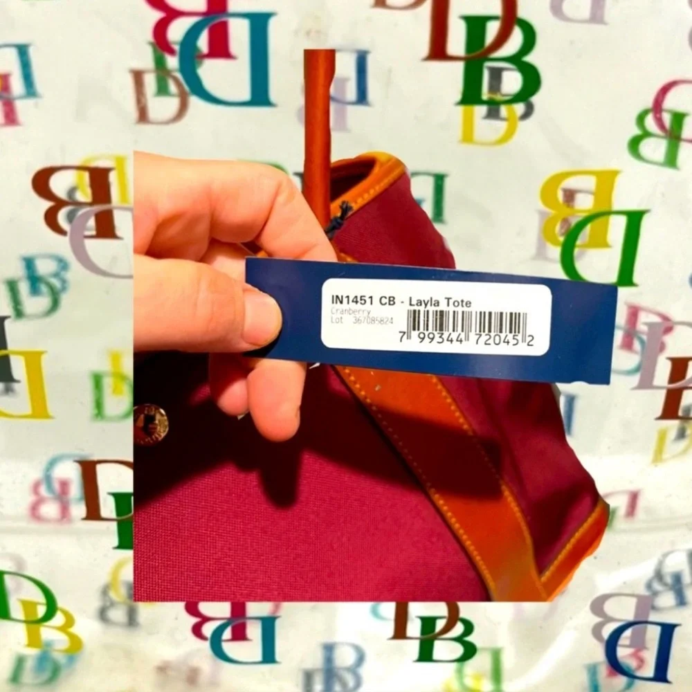 NWT Dooney & Bourke Layla Tote with Leather Trim - Picture 4 of 6